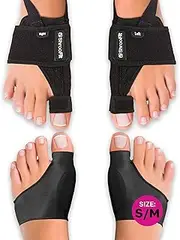 Effective Bunion Corrector for Women and Men | Relieve Pain, Straighten Toes, and Correct Bunions | Orthopedic Toe Straightener | Feet for Men & Women - Small/Medium