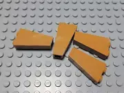 New LEGO Lot of 4 Medium Nougat 2x1x3 Inverted Slope Pieces