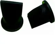 10 Pieces Black Silicone Duckbill Valve One-Way Check Valve 25.5 x 17 x 24.5 MM for Liquid and Gas Backflow Prevent