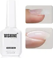 [Vishine] Builder Gel 8-in-1 Milky White Nail Builder Strengthener For Hard Jelly Gel Extension Nail Base In A Bottle E050