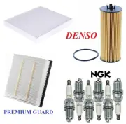 Tune Up Kit Filters Spark Plug For DODGE AVENGER V6; 3.6L 2011-2013