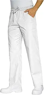 [fratelliditalia.org] Work Trousers with Elastic and Lace, Made in Italy Beautician Nurse – Customisable with Your Logo