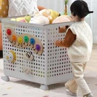 Laundry Basket with Wheels and Handle Laundry Hamper for Bedding Bedroom