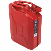 Draper Steel Fuel Can - Red 20L, Size 10 mm