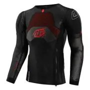 Troy Lee Designs Stage Ghost D30 Baselayer Solid Black Long Sleeve Vest-Medium