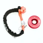 Wing Ring pulley + Australian made Soft Shackle George 4x4 4WD Recovery gear