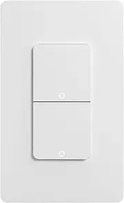Smart WiFi Glass Touch Light Switch APP Wireless Remote Control Smart Home Control Indicator for Home Office White (2 Way)