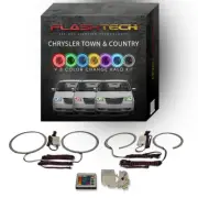 RGB Angel Eye Halo kit & IR Remote for 05-10 Chrysler Town & Country Headlights (for: Chrysler)