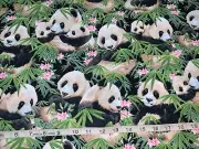 NEW Realistic Panda Bears Bamboo 100% Cotton Sold by 1/2 Yard More Available