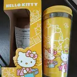 全新美麗華百樂園#摩天輪 HELLO KITTY#隨行杯#隨手杯#不鏽鋼內膽#粉黃版#容量400 ML