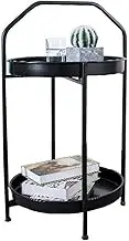 Nesting Coffee Table, Stacking End Side Nightstand, Sturdy and Easy Assembly, Wood Look Accent Furniture with Metal Frame (Color : 3-Pack)