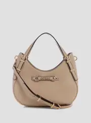 GUESS Women's Brown Lefia Small Satchel Bag