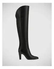 [Wittner] Riot Leather Over The Knee Boot in Black