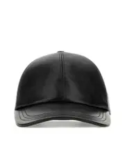 Prada Nappa Leather Baseball Cap