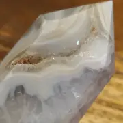 Agate Druzy Tower Point 4.64in tall x 1.61in x 1.48in, 296g