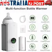 USB Rechargeable Baby Bottle Warmer Travel Milk Heater with Temperature Display