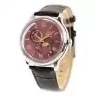 Orient Bambino RN-AK0807R SUN & MOON Red Dial Automatic Mechanical Men Watch New