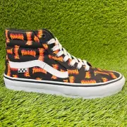 Vans X Thrasher Old Skool SK8-Hi Canvas Black Skateboarding Mens Shoes Sneaker