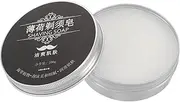 Cleansing Shaving Cream for Women's Gentle Face Shave Men's Beard Care Mint Scented Shaving Soap Bar 100g