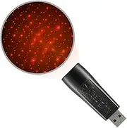 Blisslights Starport USB Star Light for Game Rooms, Home Theatre Backlight, and Night Light Ambiance (Red)