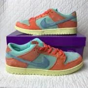 Nike SB Dunk Low Pro PRM Shoes Men’s SZ 11.5 Orange/Noise Aqua DV5429-800