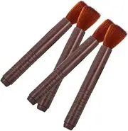 SWOOMEY 4 Pack Guzheng Dust Brush Violin String Instrument Brush Wooden Cleaners for Maintenance