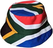 [Generic] Proudly South African Flag Heritage Reversible Bucket Hat by Tribe Afrique Red