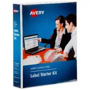 Avery Lateral File Side Tab Label Binder Starter Kit