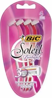BIC Soleil Twilight Women's Disposable Triple Blade Razor Lavender 4 ct 6 Pack