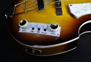 HOFNER Ignition Beatle Violin Bass Pearloid Control Plate WHITE SWITCHES TeaCups