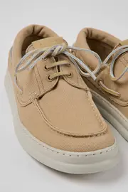 Runner Beige textile sneakers for men
