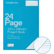 Studymate 333x240mm 8mm Dotted Thirds Project Book 24 Page