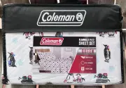 Coleman PENGUINS SNOWFLAKE QUEEN Size Cotton Flannel Sheet Set - SUPER SOFT