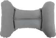 Asixxsix Inflatable Lumbar Pillow, H Shaped Travel Pillow, Back Support Pillow for Airplane Long Flight, Essential Travel Support Pillow for Women Men Kids Camp Hiking Sleeping