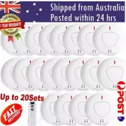PHOTOELECTRIC Wireless Smoke Alarm Detector INTERCONNECTED Qld AS3786 10 Year AU