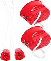 4Pcs Interactive Stepper for Balance Training Stilts for Safe Outdoor Fun Encouraging Gross Motor Skills Creative Play Garden Playground