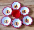 Gibson Coca-Cola Cereal/Soup Bowls Set Of 6+extra container