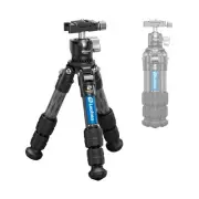 Carbon Fiber Travel Tripod with 360° Ball Head, Mini Desktop Tripod for DSL