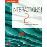 NEW INTERACTIONS 2 (LISTENING/SPEAKING)(ASIA ED)
