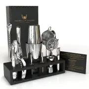 13-Piece Boston Cocktail Shaker Set Stainless Steel Mixology Bartender Kit Wi...
