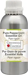 Greenwood Essential Pure Peppercorn Essential Oil (Piper nigrum) Steam Distilled Natural Therapeutic Grade 300ml (10 oz)