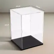 Acrylic Display Case Dustproof Box Action Figures for Collectibles 10"x10"x14''