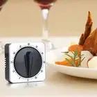 Kitchen Timer Mechanical Timer Compact Stainless Steel Body Lightweight Time
