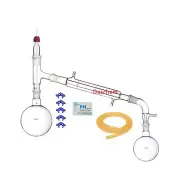 1000ml,24/29,Glass Distillation Apparatus,Laboratory Vacuum Distill Devise
