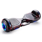 Red-lightning Bluetooth Self Balancing Electric Scooter Kids Flash Wheel Hoverboard Skateboard