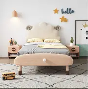Marly Sheep King Single Bed - Ivory