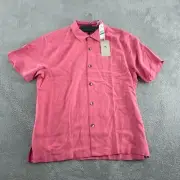 Tommy Bahama Al Fresco TropicsButton-Up Shirt L/G Short Sleeve Mens NWT 3780
