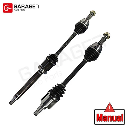 For 2011 12 13 14 15-2019 Ford Fiesta Manual Trans Front Pair CV Axle Assembly (for: Ford)