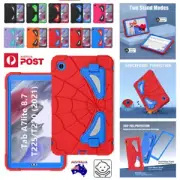 For Samsung Galaxy Tab A7 Lite 8.7 T220 Kids Spider-Man Case Shockproof Cover