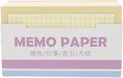 CAXUSD Lined Index Cards Blank Flash Cards Memo Scratch Pad Organizing Materials